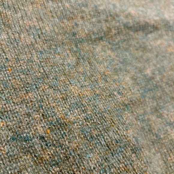 Vintage Women’s Clansman Scottish Shetland 100% Wool Sweater size L Green. - Picture 7 of 11